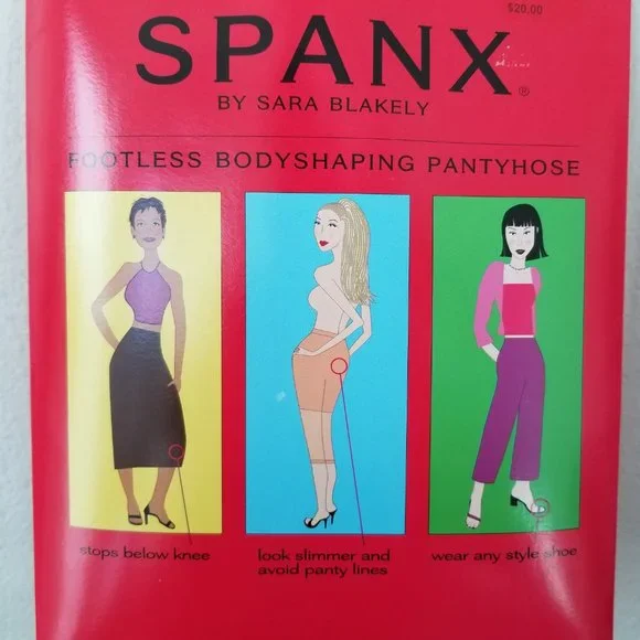 SPANX Footless Body Shaping Pantyhose in Black ~ Size E NEW - Picture 4 of 8